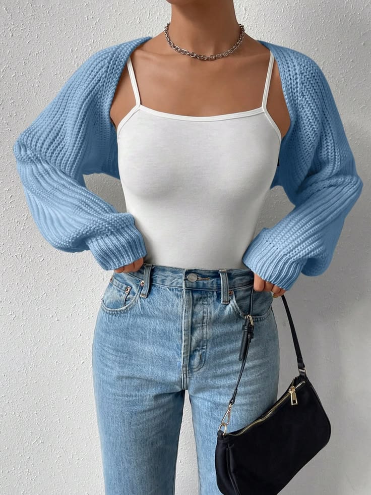 Honey Cropped Cardigan Multi 1