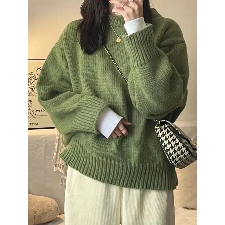 Ula Knit Sweater Green 1