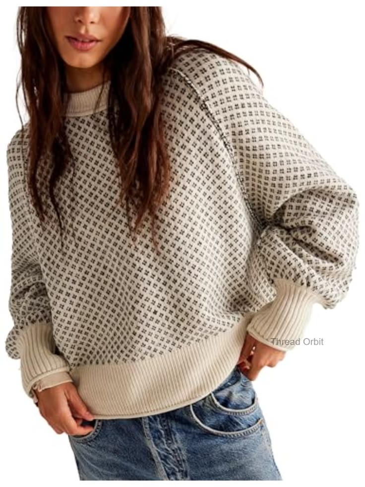 Isabelle Oversized Sweater Cream 1