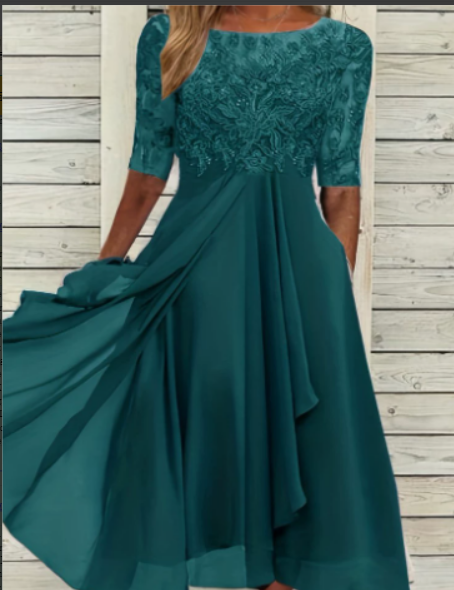 Isadora Chiffon Midi Dress Multi 7