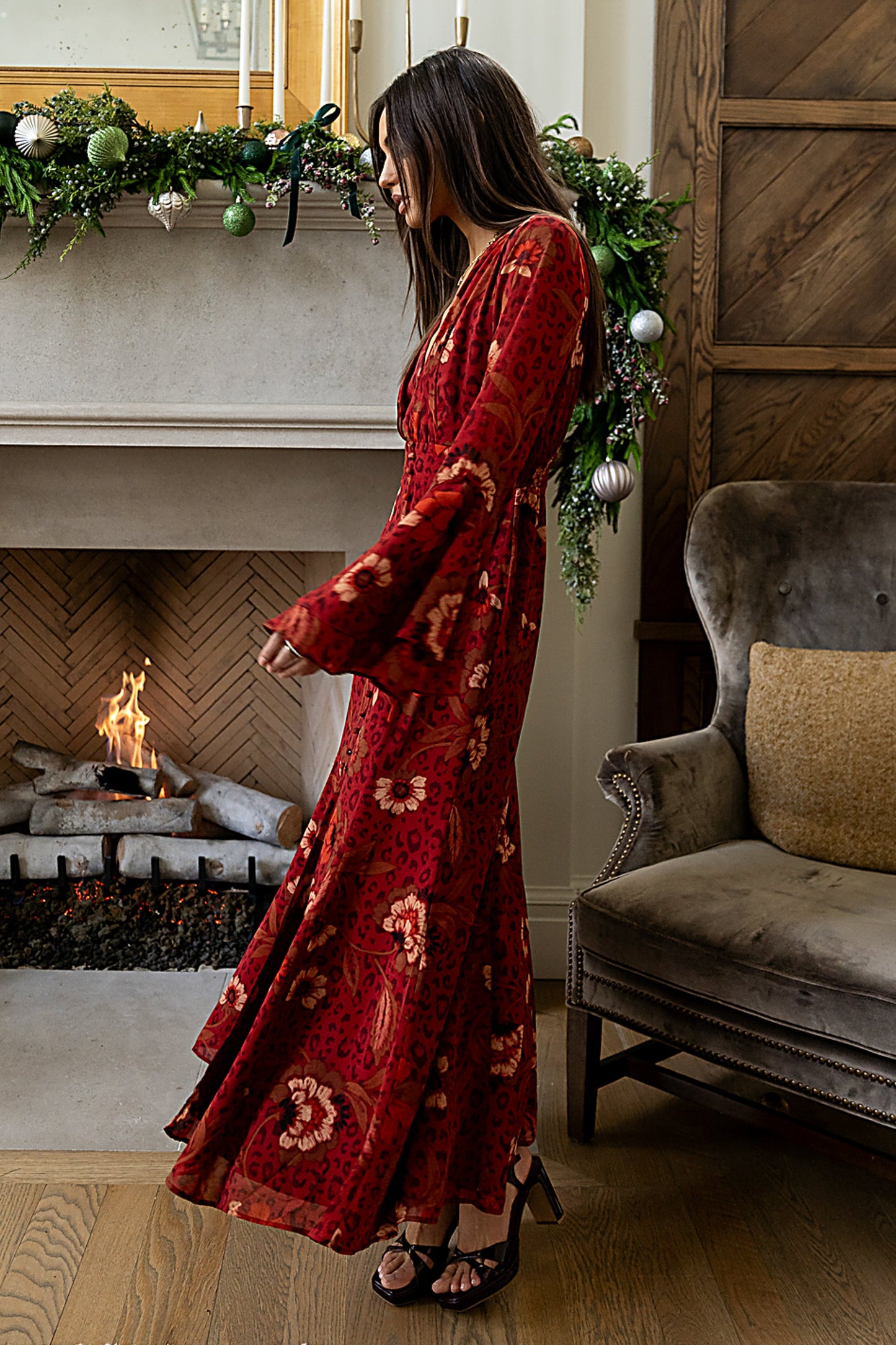 Theo Floral Maxi Dress FINAL SALE 6