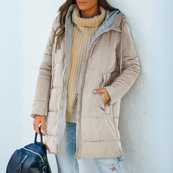 Lavinia Hooded Puffer Down Jacket