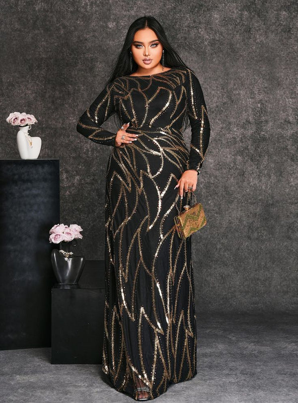 Celestine Sequin Maxi Dress