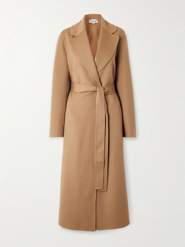 Stella Wool Coat with Belted Waist