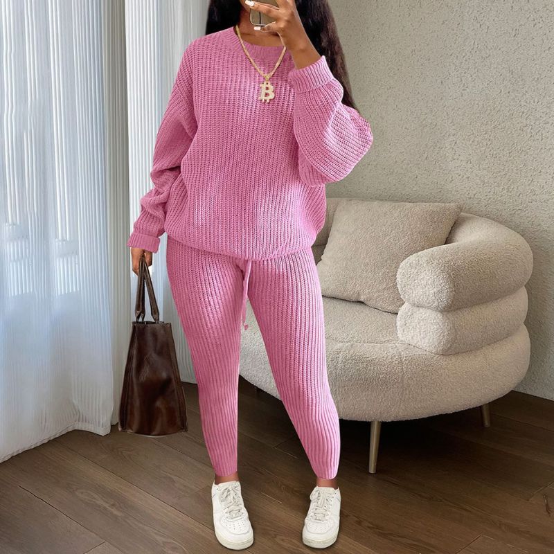 Margot Knit Sweater & Pant Set Pink 4