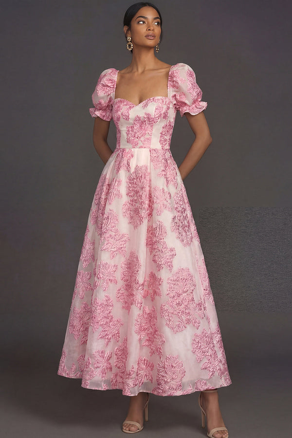 Valentina Jacquard A-Line Dress