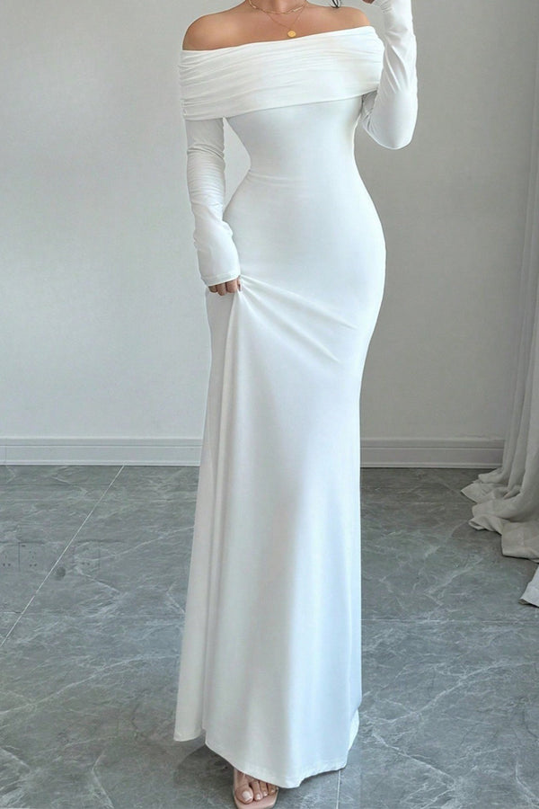 Vivienne Ruched Mermaid Maxi Dress