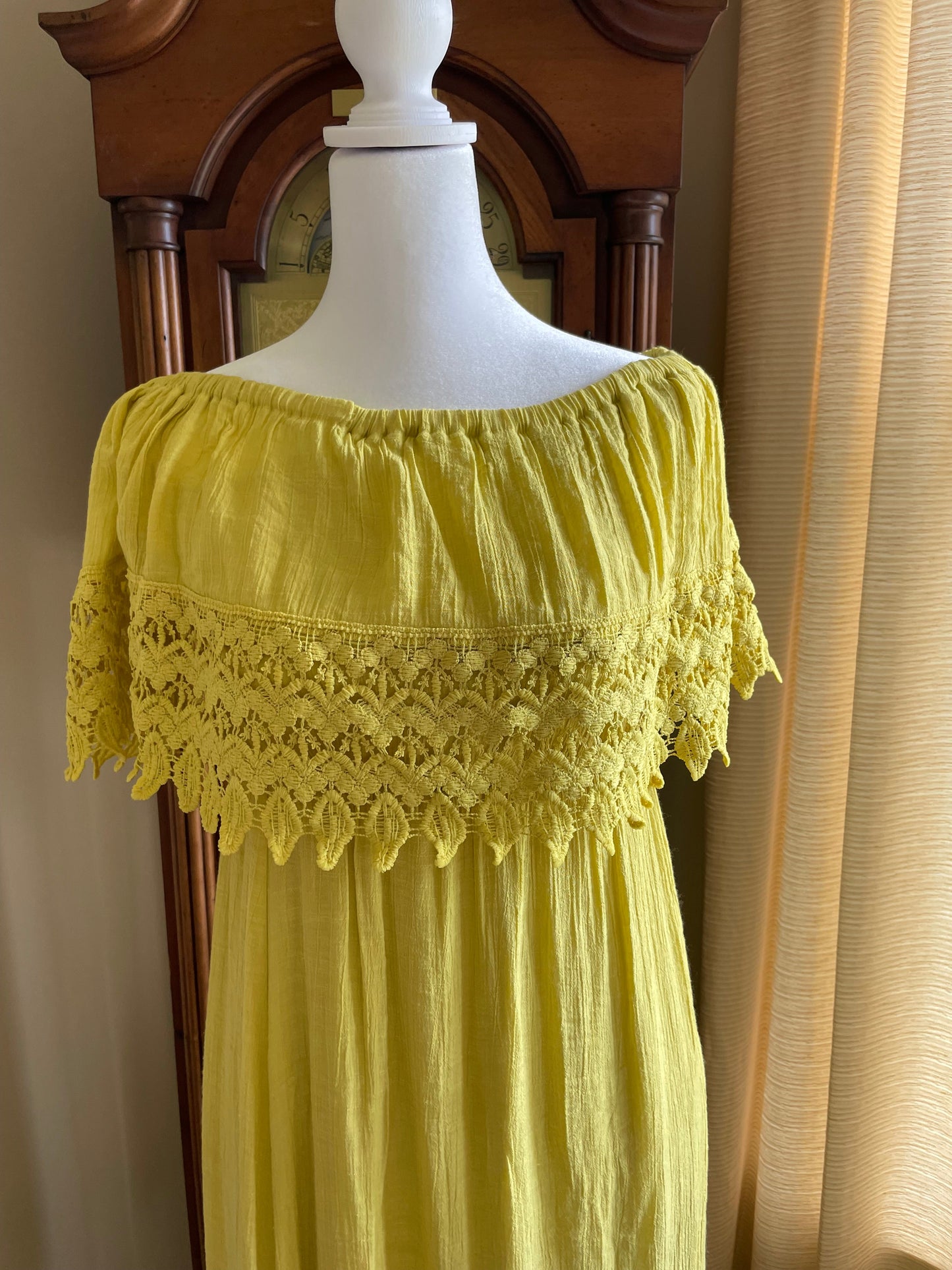 Magnolia Off-Shoulder Crochet Maxi Dress 7