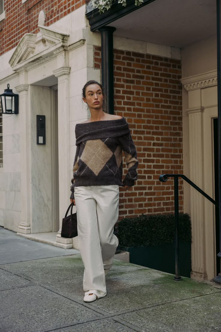 Margot Knit Sweater Beige 1