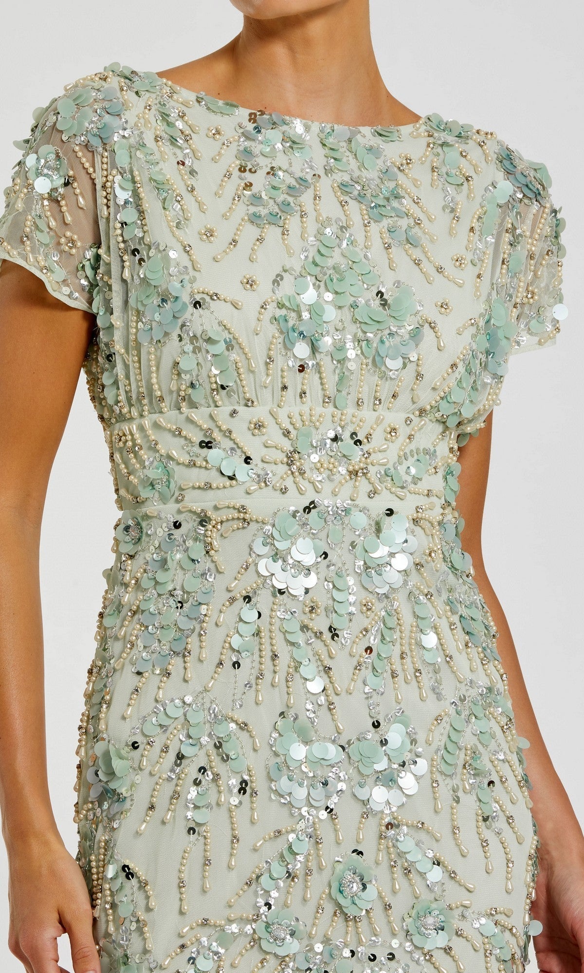 Margot Sage Midi Wedding Guest Dress Sage 6