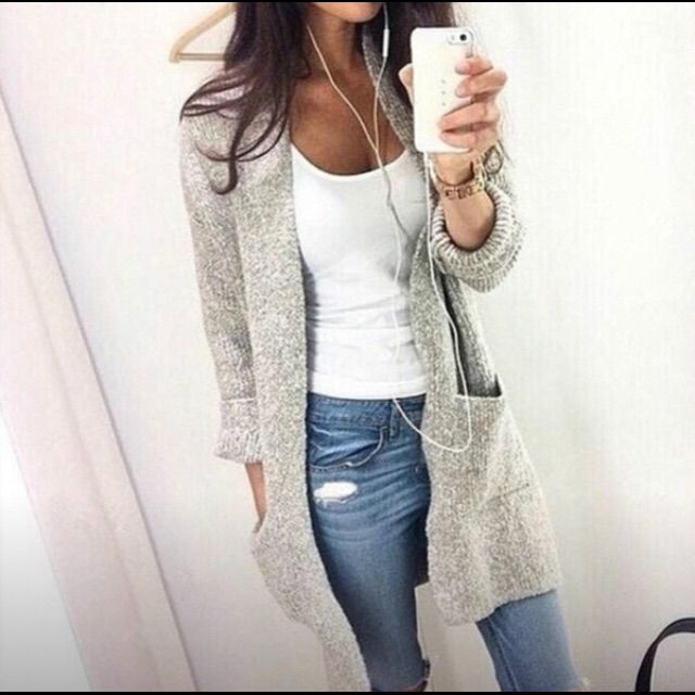Celeste Silver Cardigan Knit Silver 1