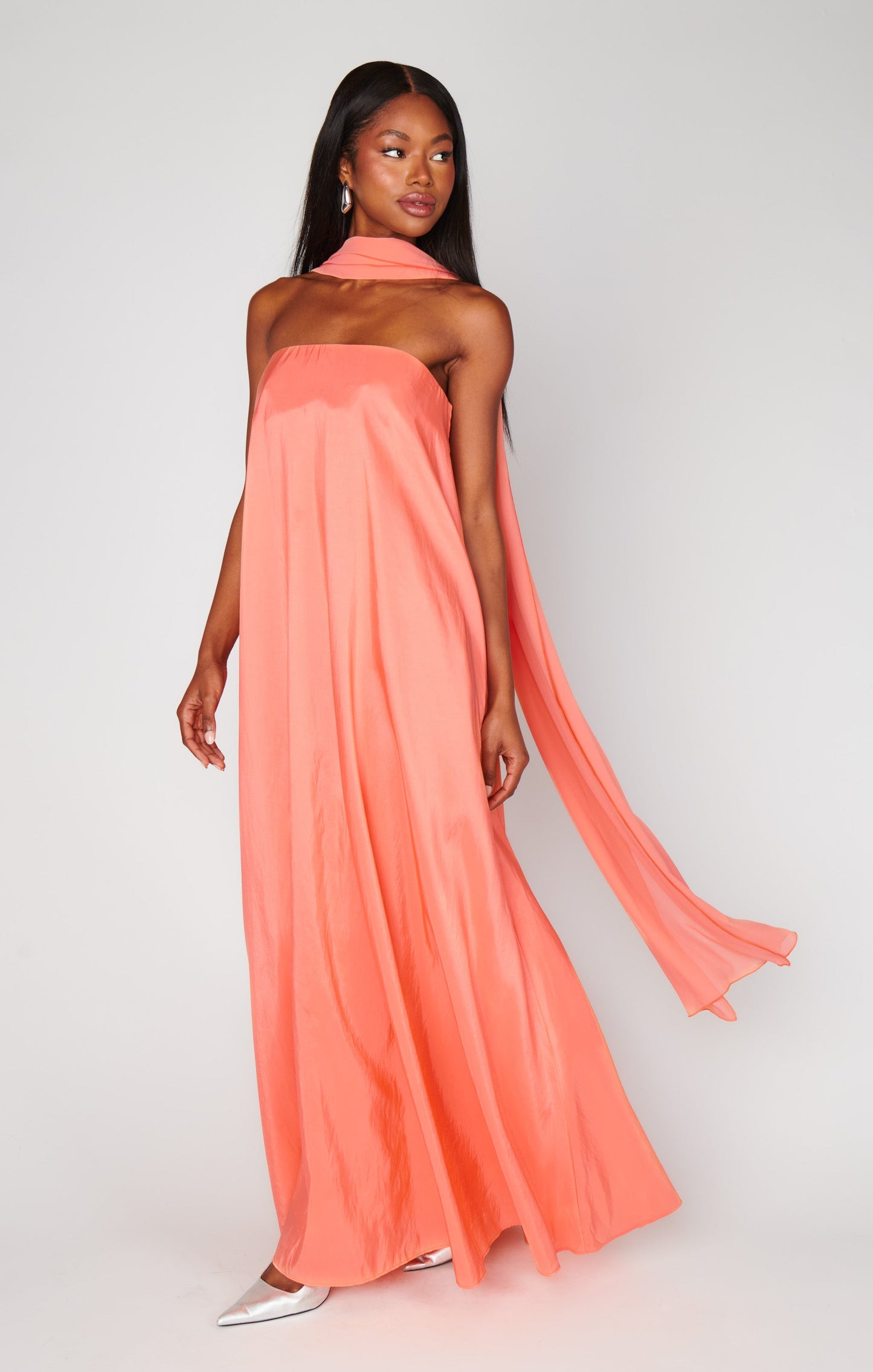 Margot Silk Charmeuse Wedding Guest Dress 12