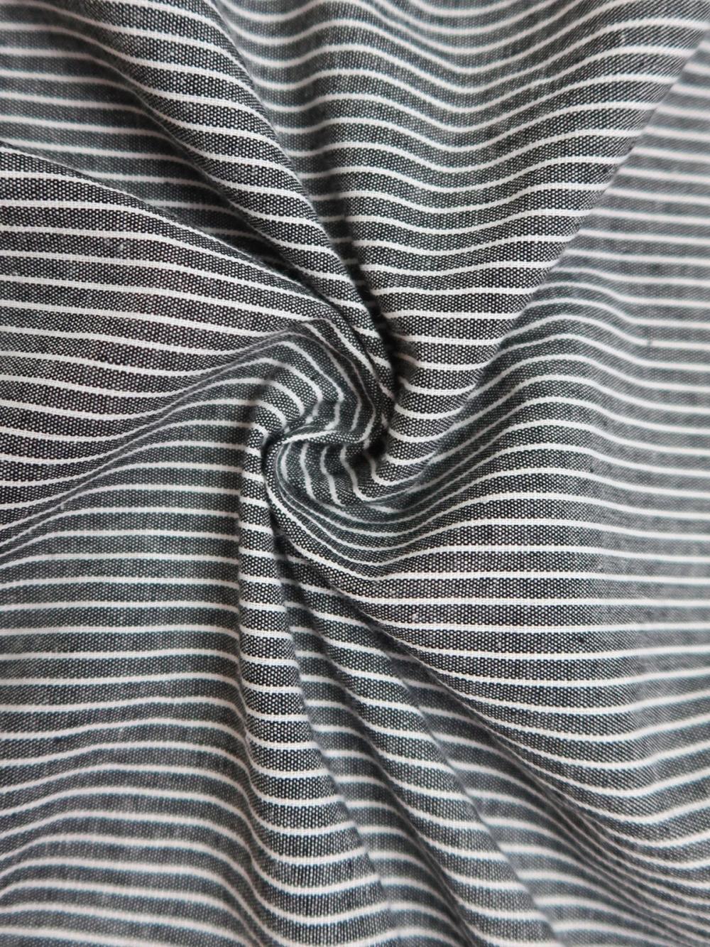 Margot Striped Kimono Dress Deep Gray 2