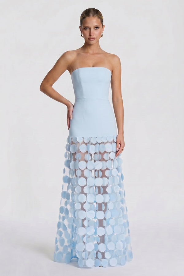 Cecilia Tulle A-Line Maxi Dress