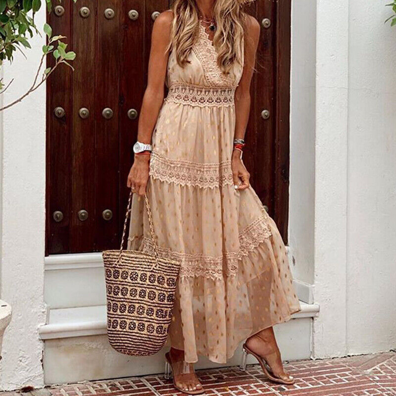 Emilia Boho Lace Mini Dress Spitze 6