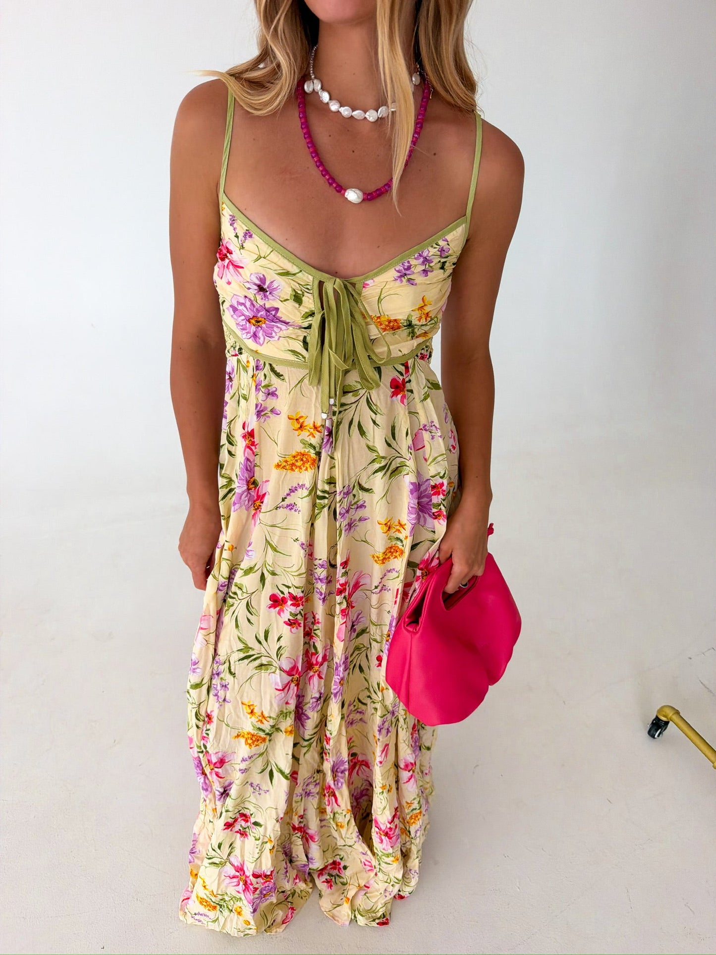 Maggie Floral Maxi Dress Butter Multi 6