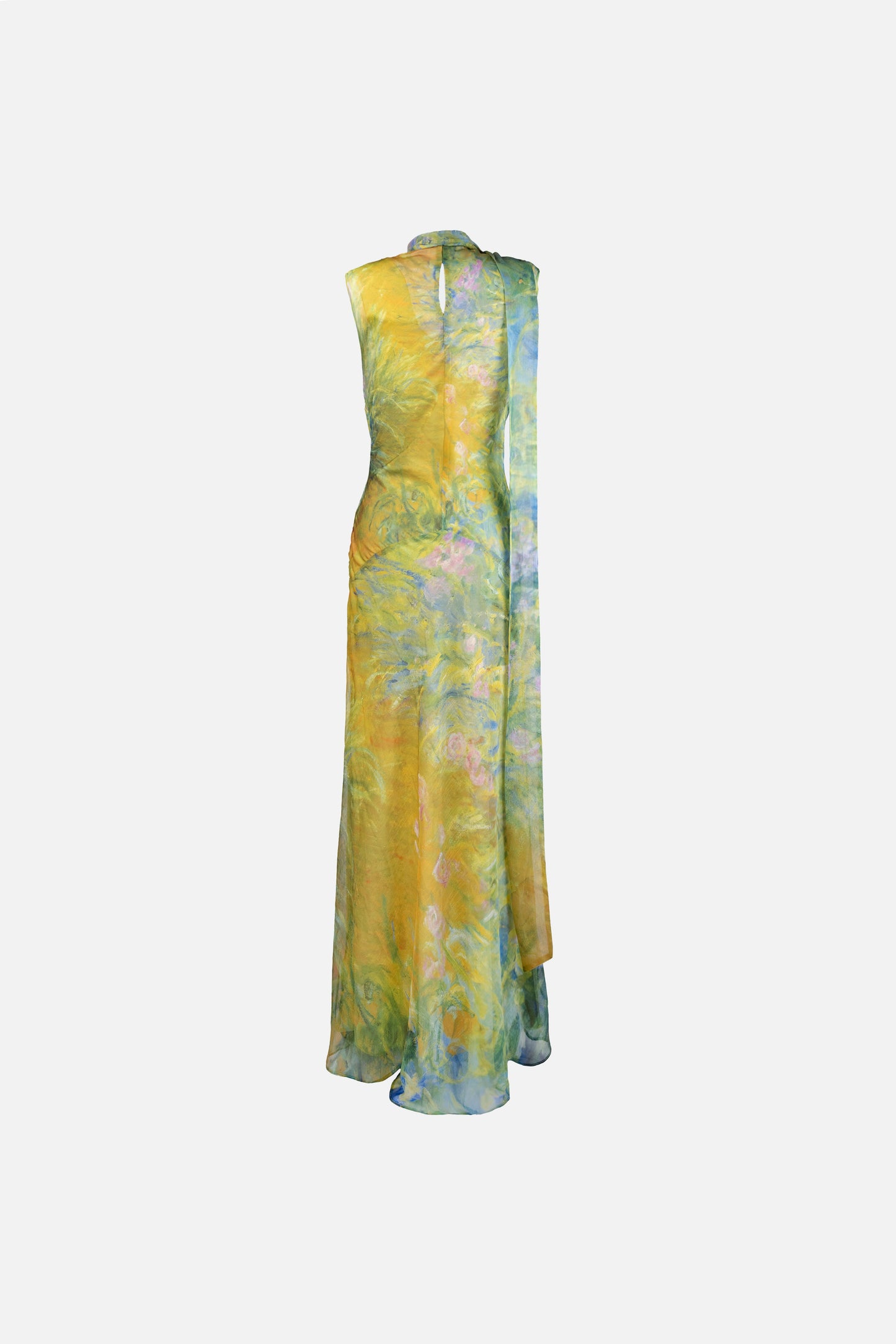 Iris Silk Maxi Dress 10