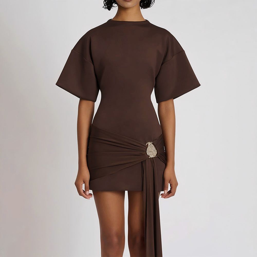 Adelaide Wrap Midi Dress Applikation 4