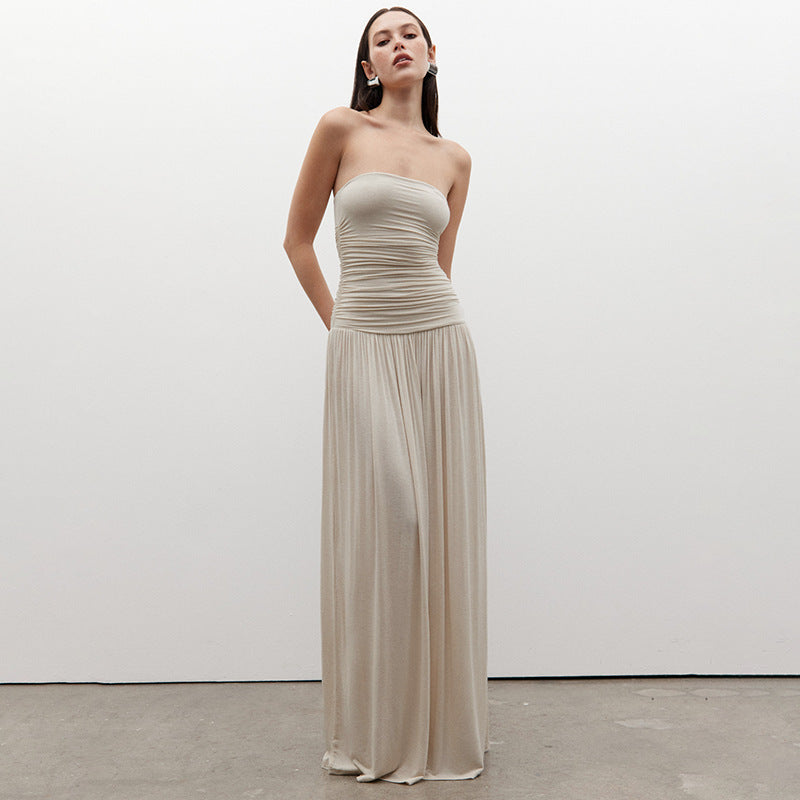 Olivia Ruched Maxi Dress Multi 7