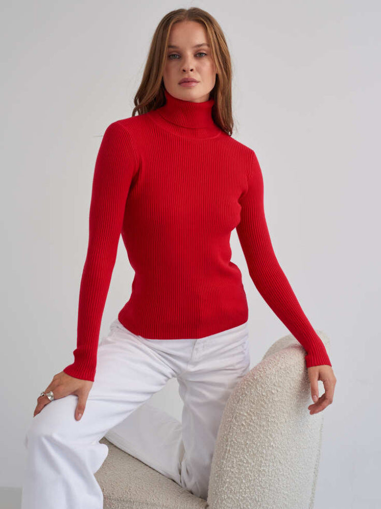 Eleanor Turtleneck Sweater Dark Purple 10