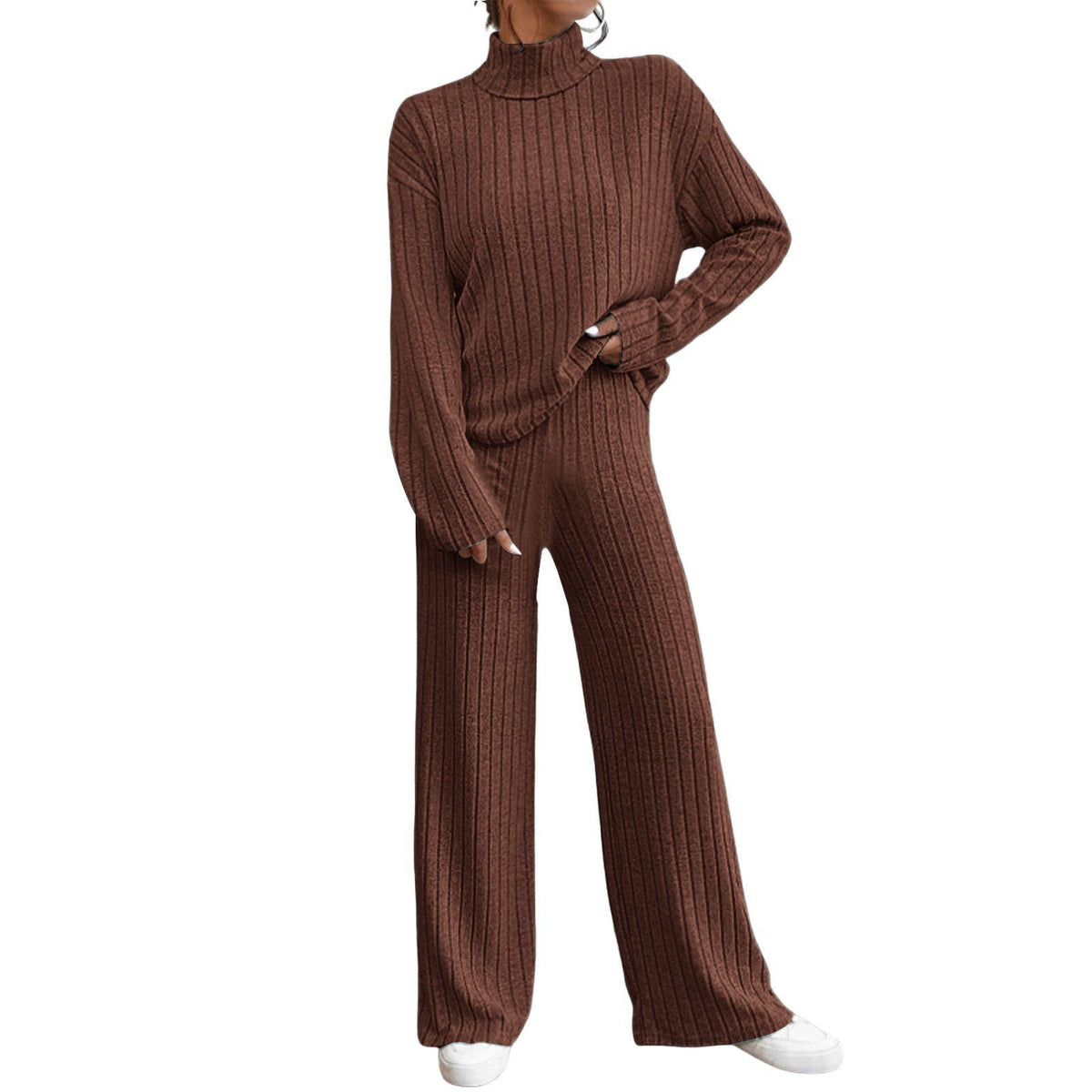 Margot Turtleneck Sweater Set Blue 10