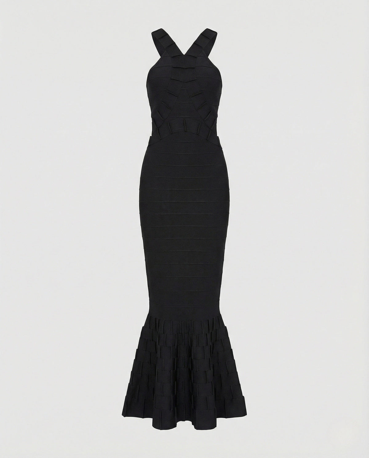 Ariana Satin Mermaid Maxi Dress Multi 5