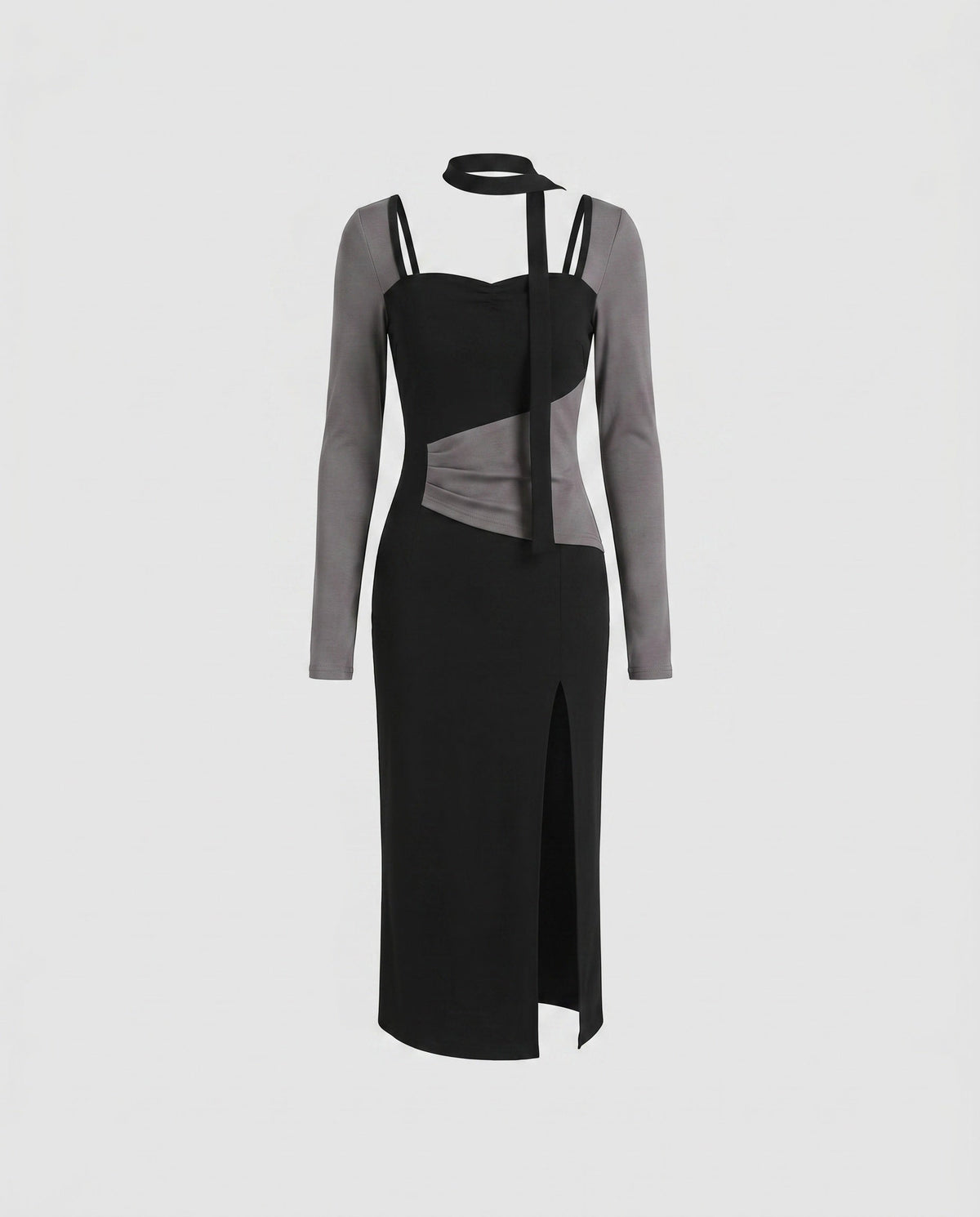 Celeste Ruched Evening Dress Multi 13