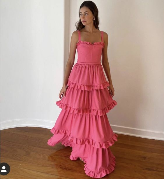 Isabelle Layered A-Line Dress Custom Color ( Special instructions for seller ) 1