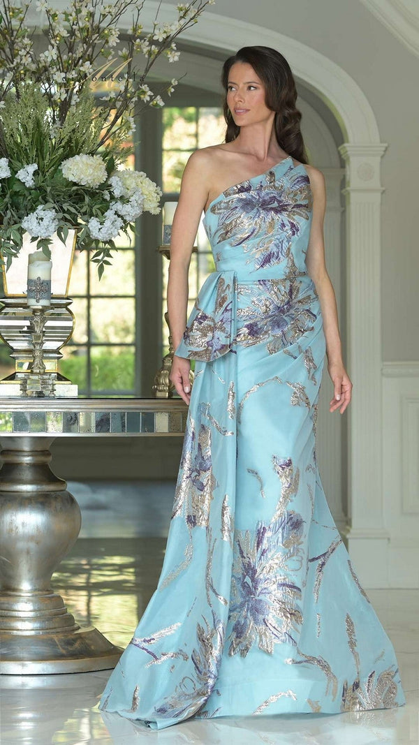 Rina Multi-Sequin Formal Gown