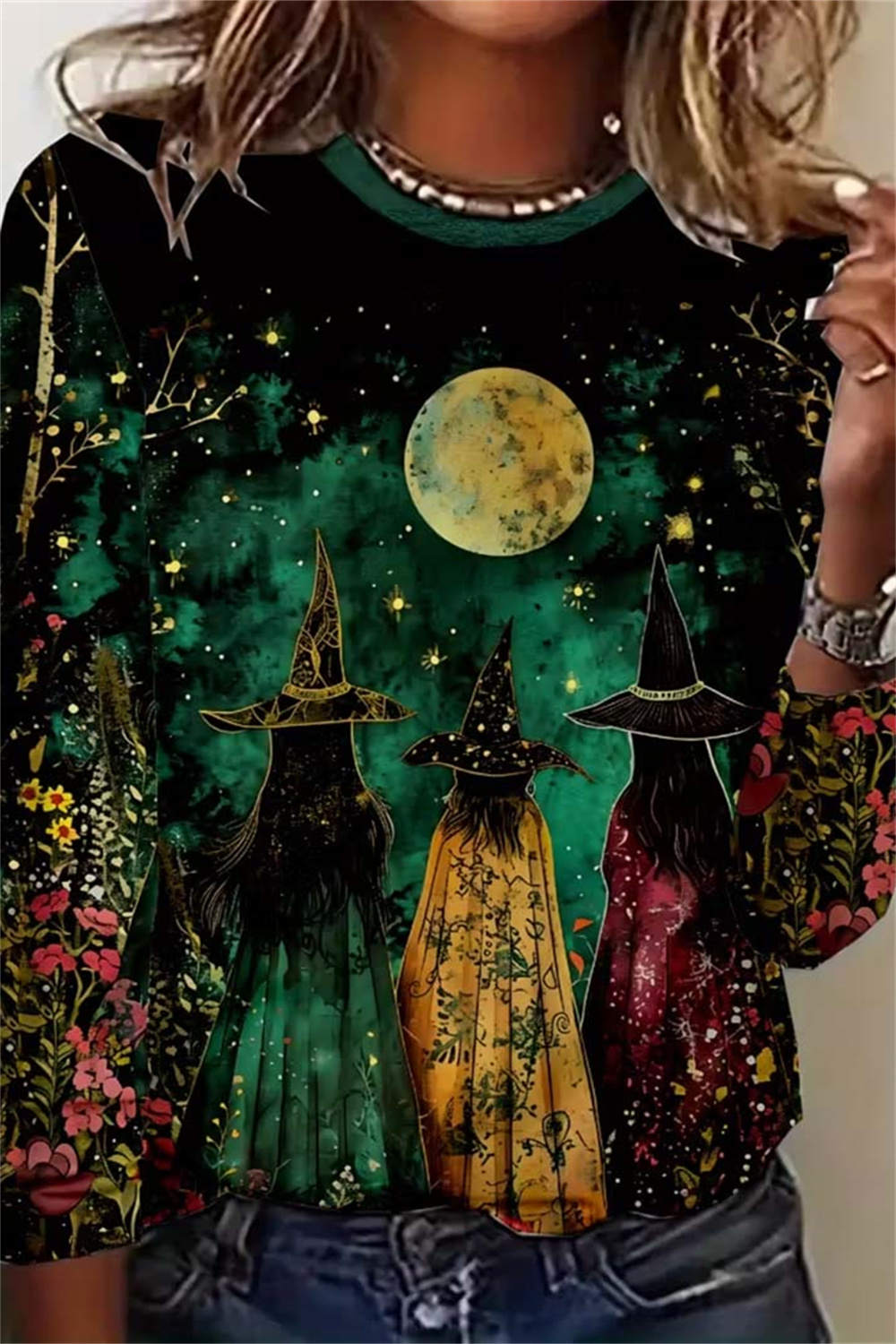 Celestine Witch Moon Floral Blouse Multi 1