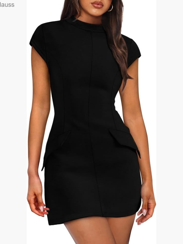 Margot Bodycon Mini Dress Black 1