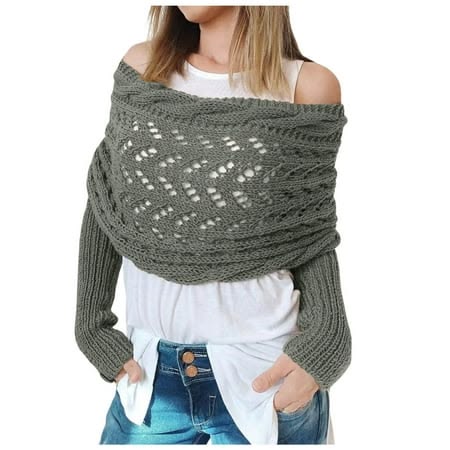Sage Knit Sweater Wrap Sage 1