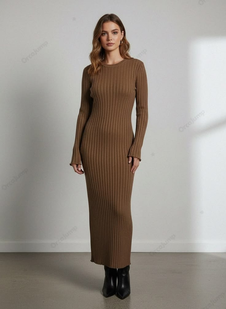 Arabella Knit Maxi Dress Multi 1