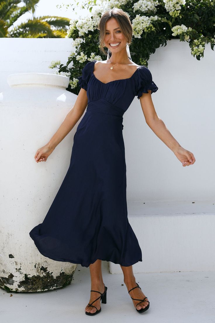 Celeste Satin Maxi Dress in Forest Green Green 1