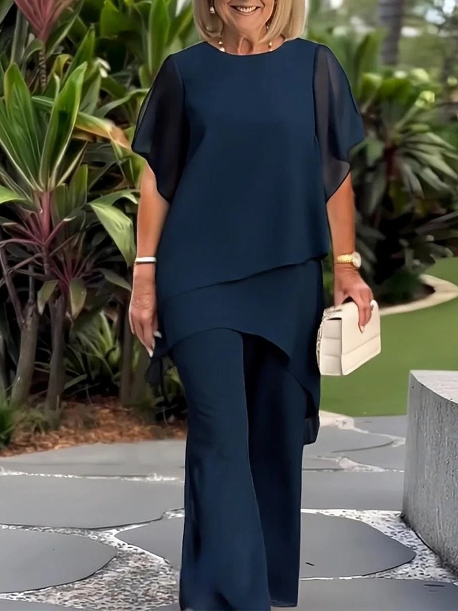 Zola Navy Two-Piece Dress Set Piece Set 1