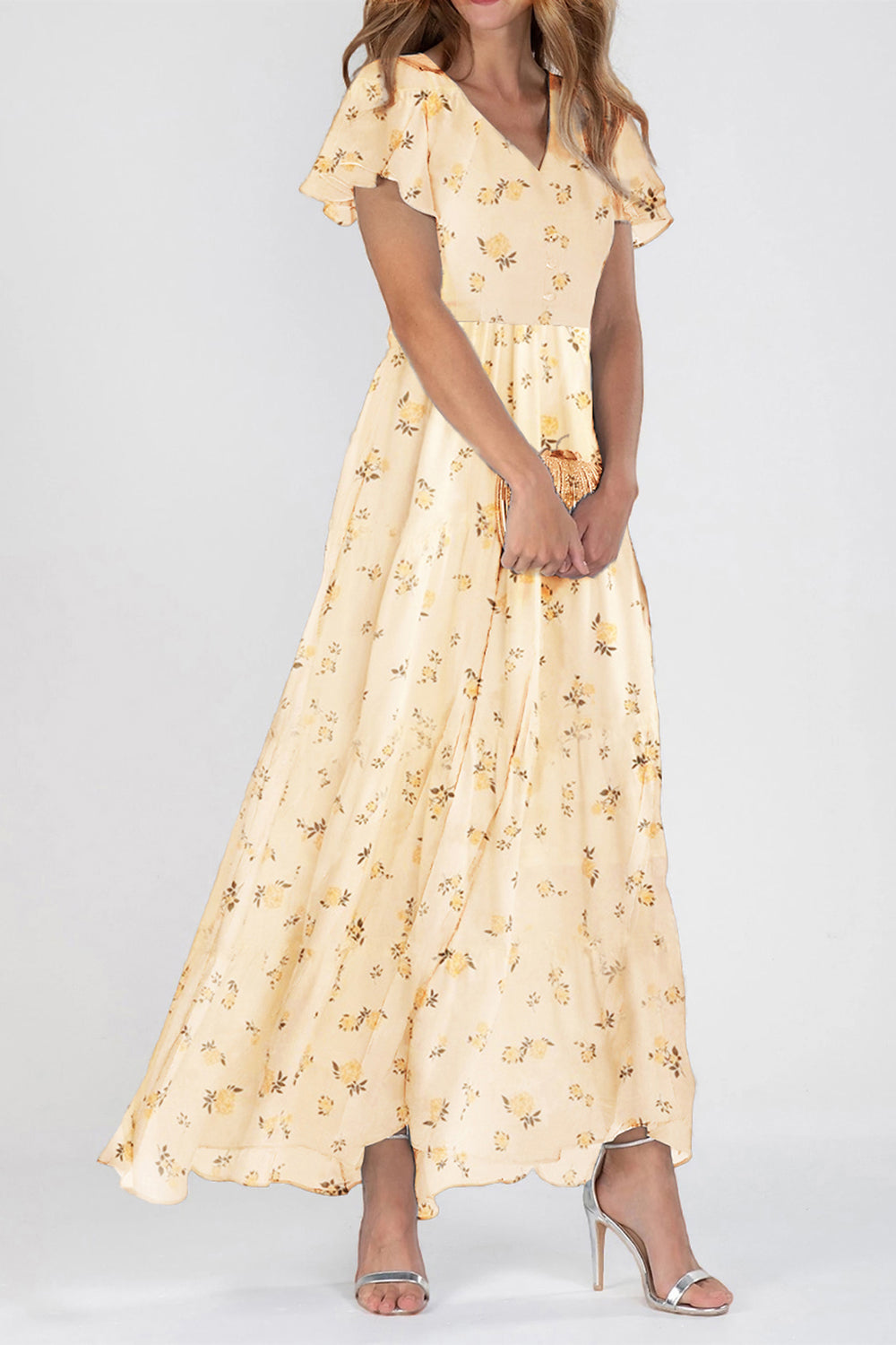 Isabelle Floral Maxi Dress Floral 1