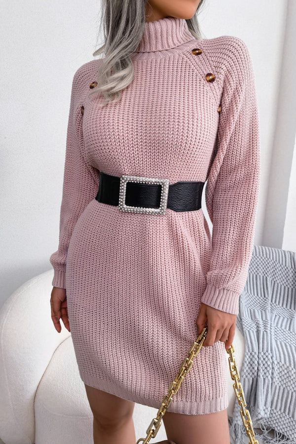 Rosalie Button Knit Midi Dress