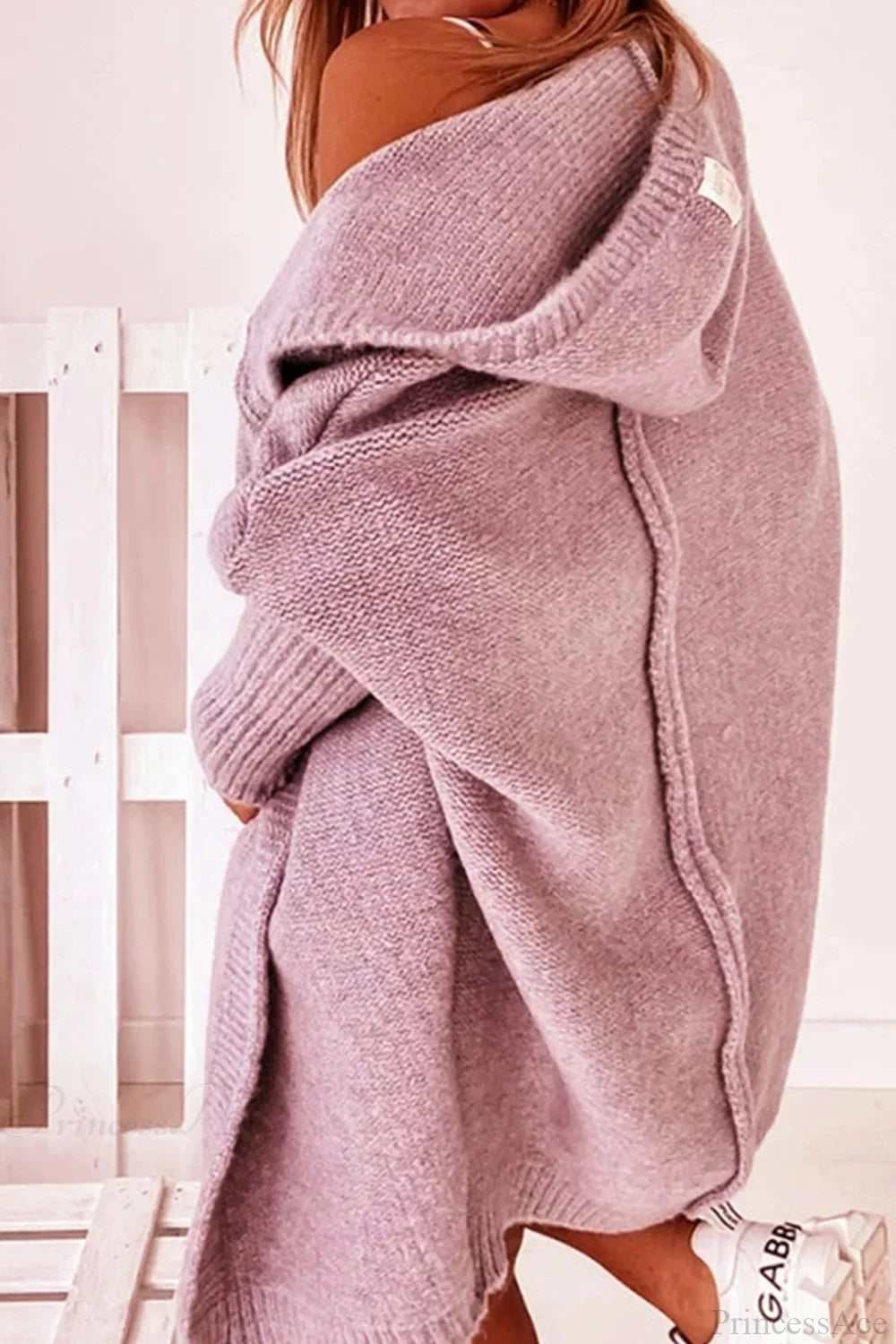 Margot Color-Block Knit Cardigan Army Green 10