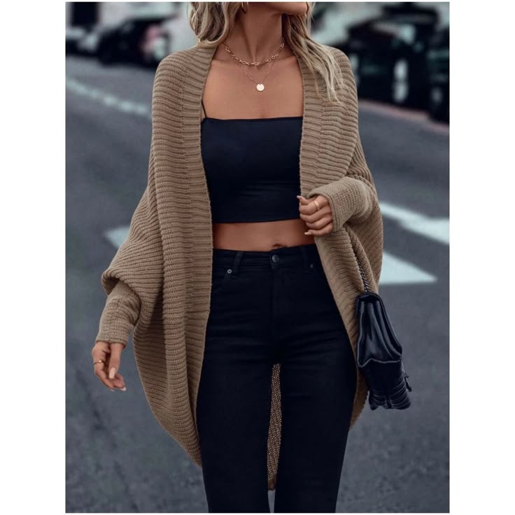 Margot Minimalist Cardigan Tan 1