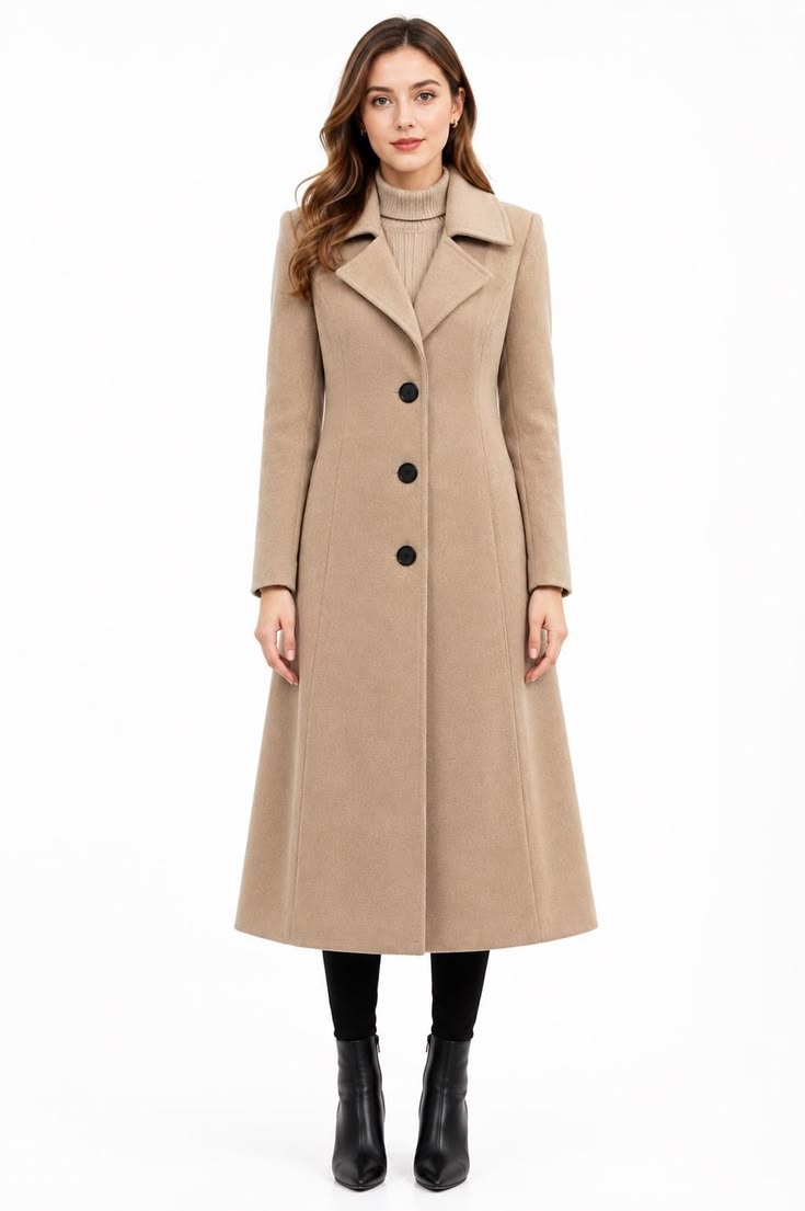 Colette Wool Double-Breasted Coat Multi 1