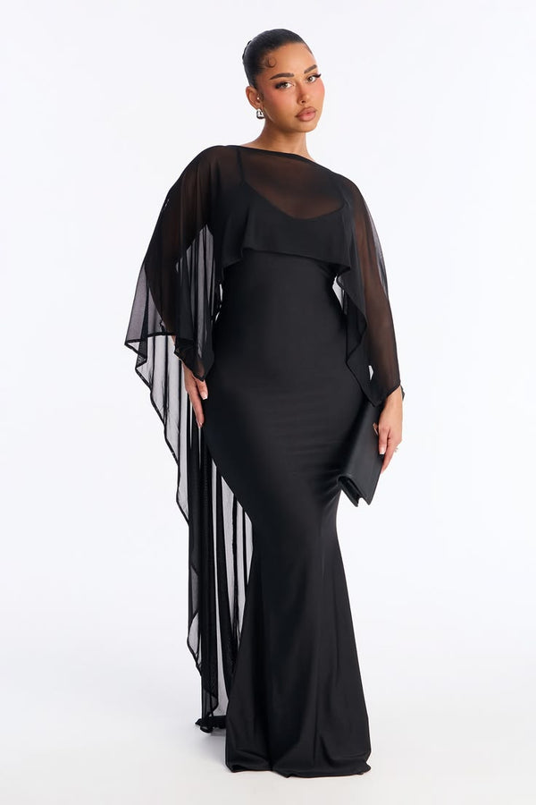 Valentina Satin Maxi Dress