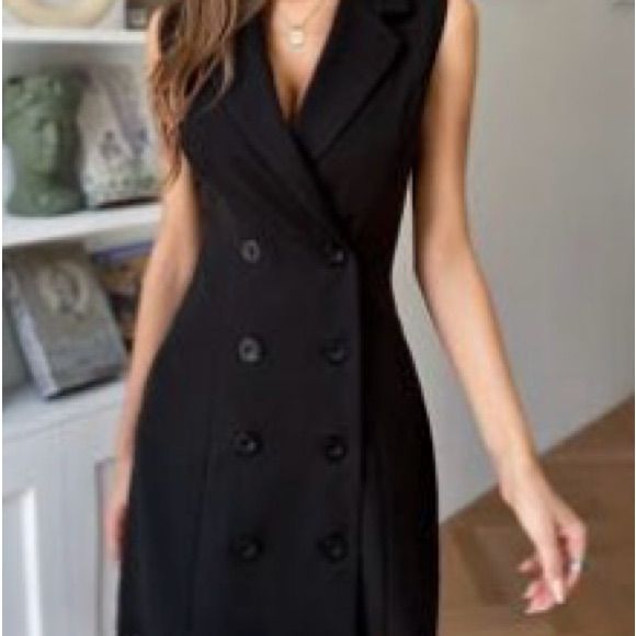 Marlowe Double-Breasted Midi Dress