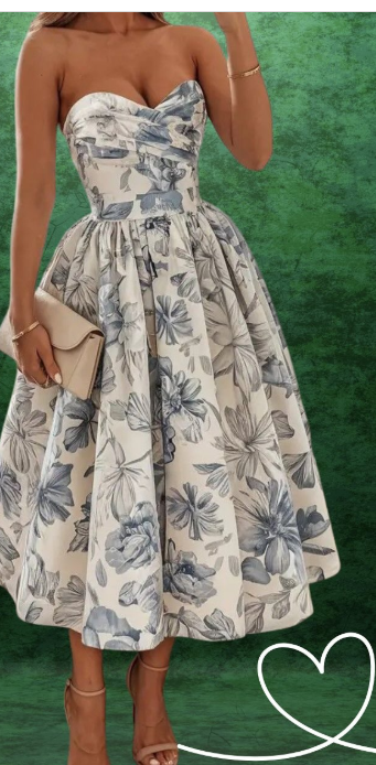 Celeste Floral Ball Gown Picture Color 6