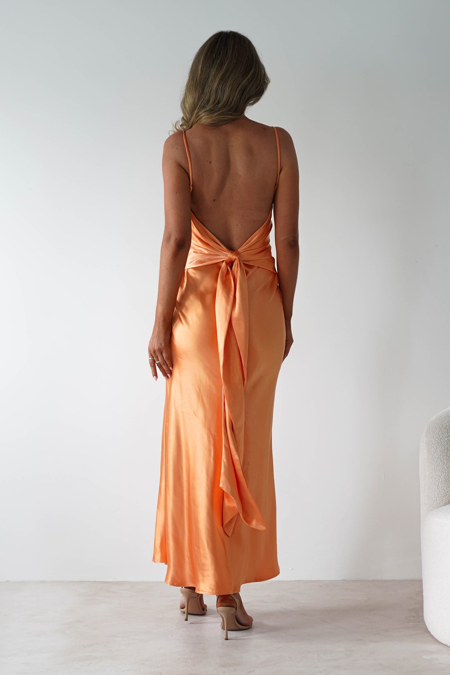 Hermie Silky Satin Maxi Dress 10