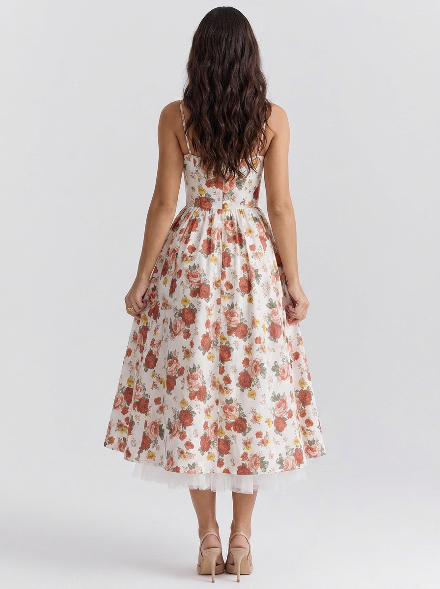 Floral back