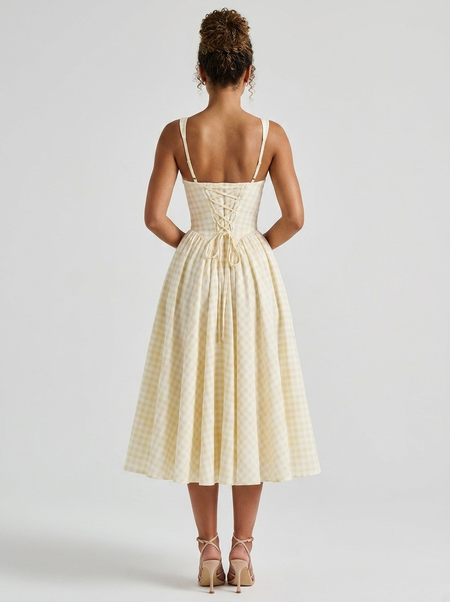 Lemon Gingham back