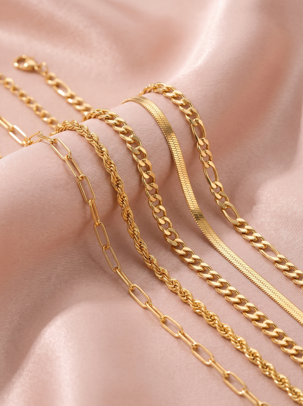 Eloise Gold Bracelet Set