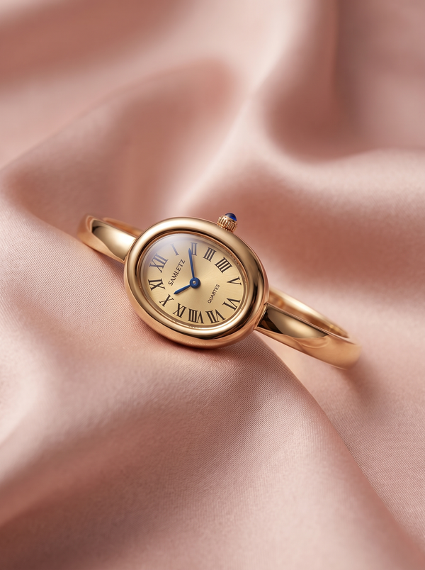 Margot Gold Round Watch Bracelet