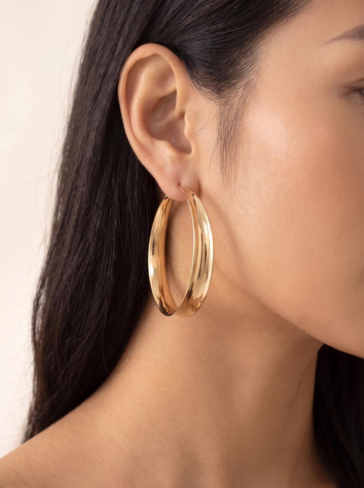 Legacy Gold Hoop Earrings Gold 2