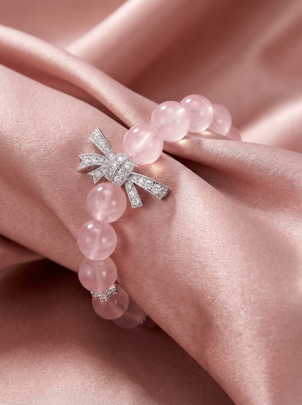 Isabelle Rose Quartz Bracelet